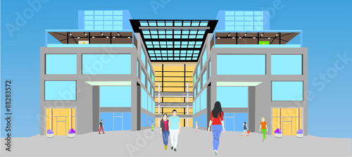 Shopping in Evening