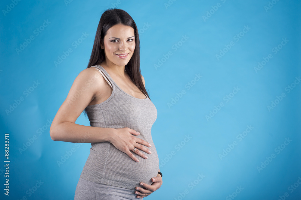 Young pregnant woman Young pregnant woman