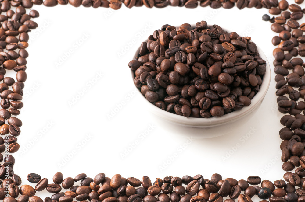 Fototapeta premium picture made with coffee beans