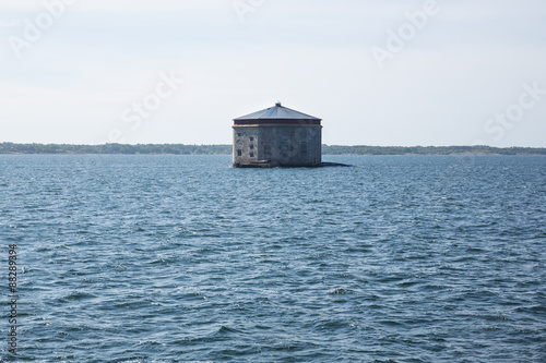 Karlskrona - gunpowder works building on the sea