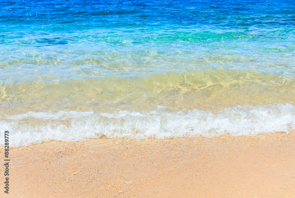 sand beach and sea wave for natural background sand beach and sea wave for natural background