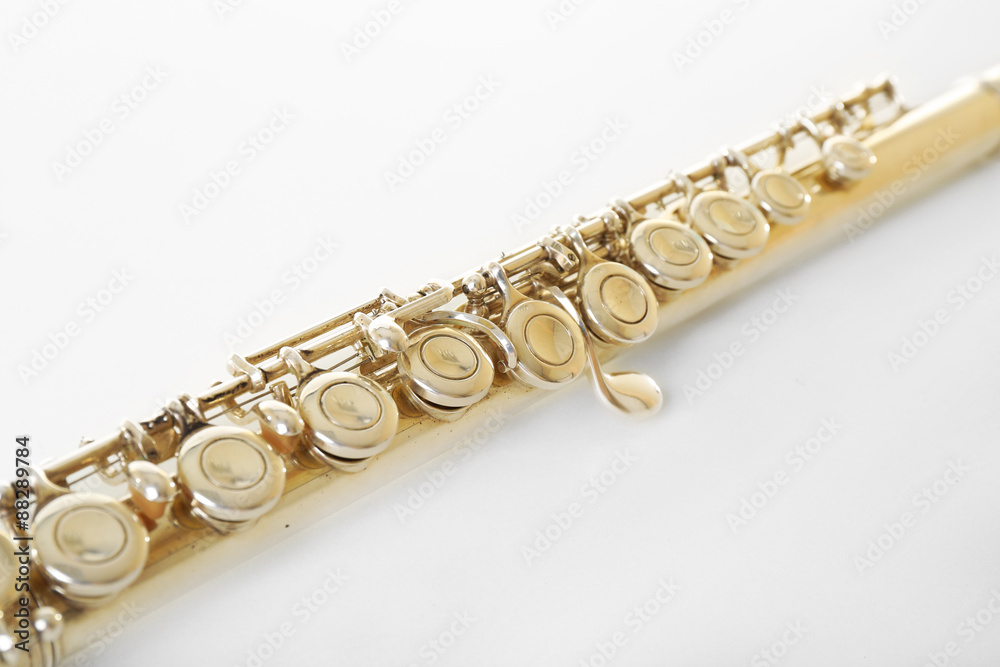 Fototapeta premium Flute isolated on white