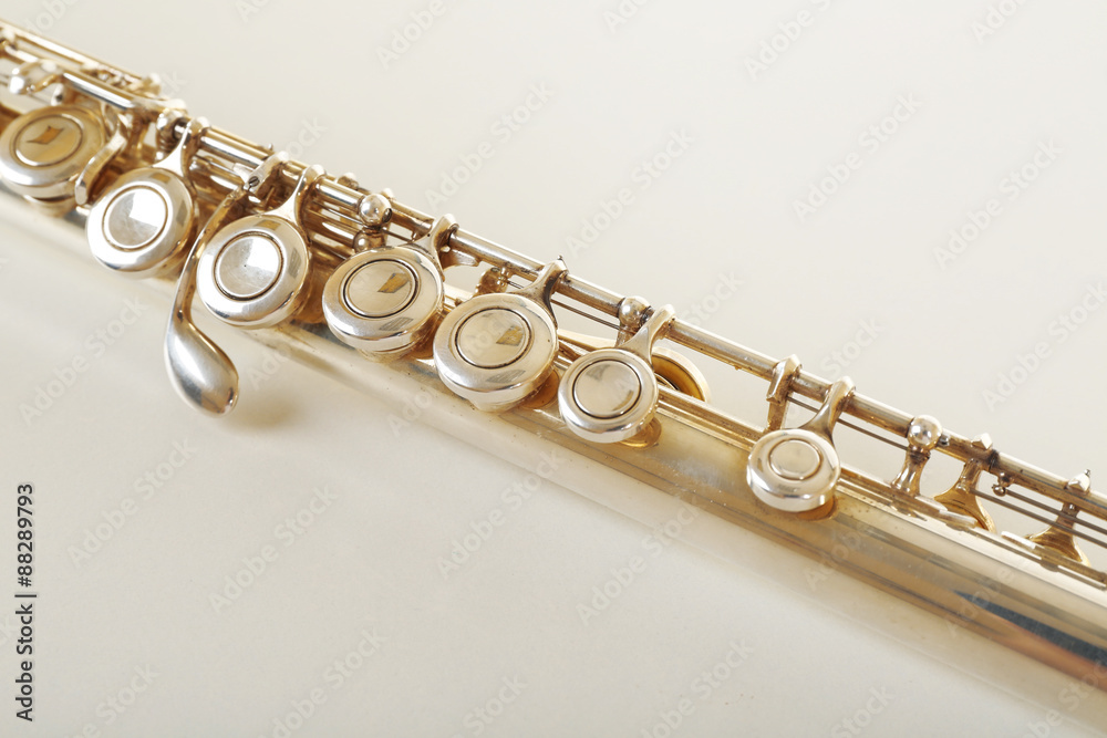 Fototapeta premium Flute isolated on white