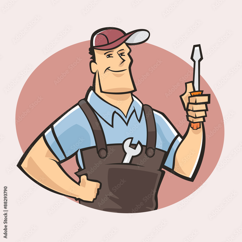 Typical mechanic guy Typical mechanic guy
