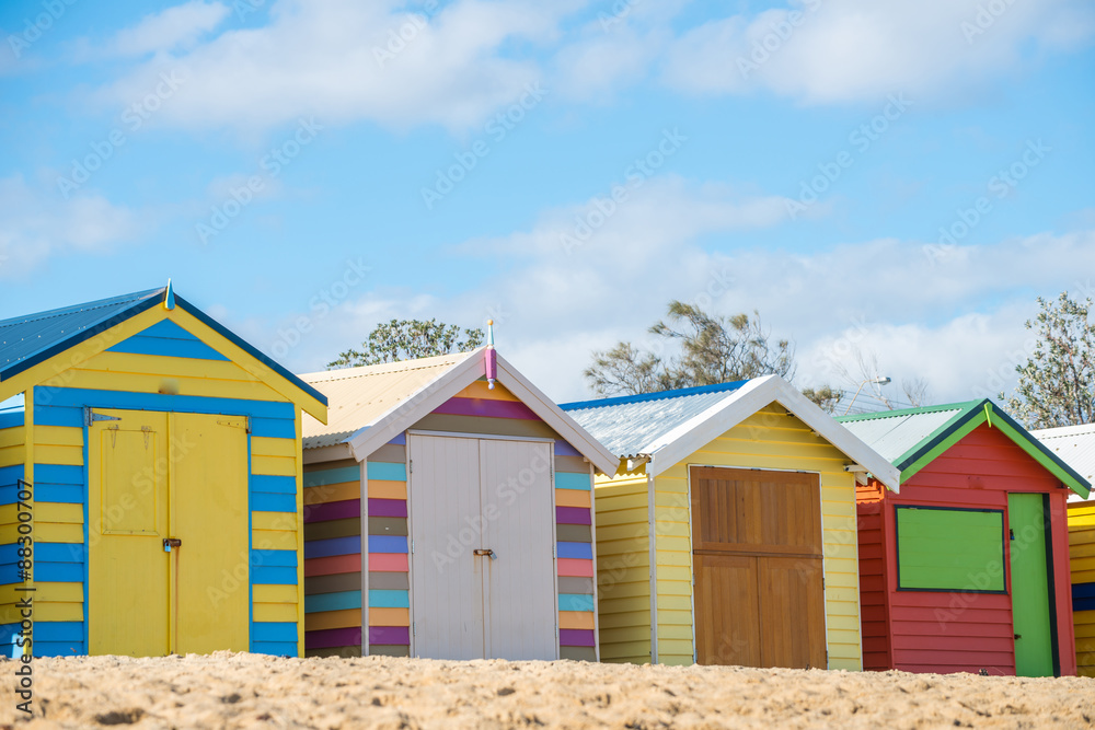 Brighton beach, Melbourne, Victoria, Australia.