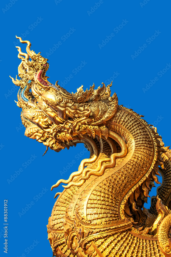 Fototapeta premium Golden dragon