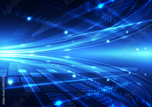 abstract vector future internet technology background illustration