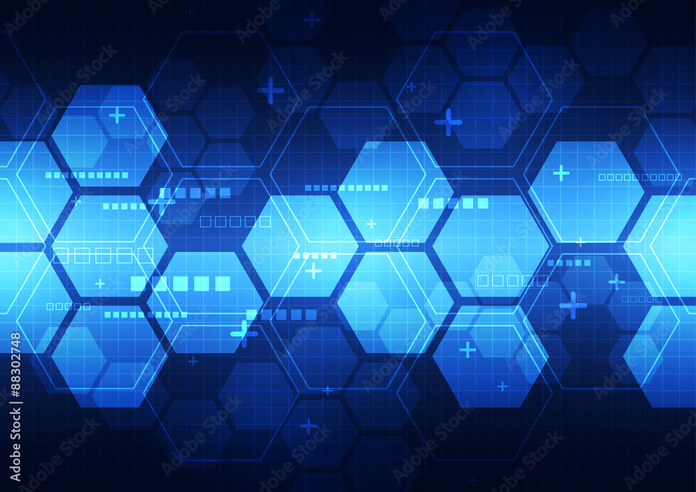 abstract vector future technology concept background illustration abstract vector future technology concept background illustration