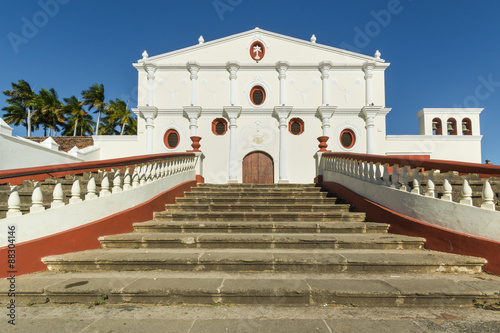 Famous facade of the Museum & Convent of San Francisco dating from 1529, the oldest church in Central America, Granada, Nicaragua photo