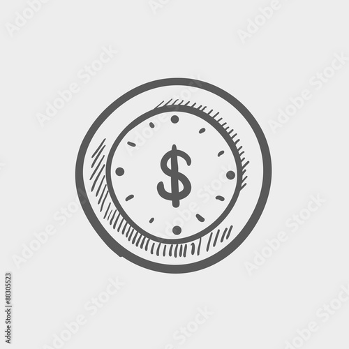 Business sketch icon