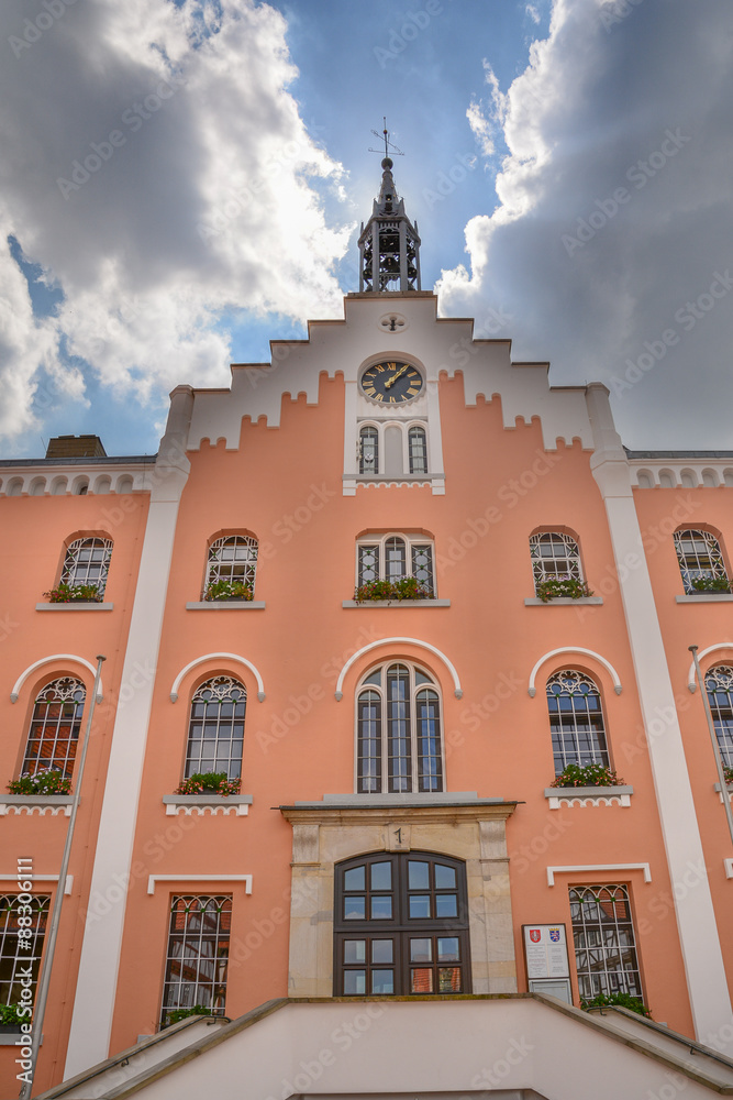 Das Rathaus von Hofgeismar in Nordhessen