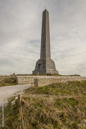 Monument on Cap Blanc Nez - France.