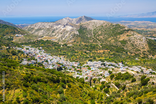 Chalki village  Naxos island  Cyclades  Aegean  Greece