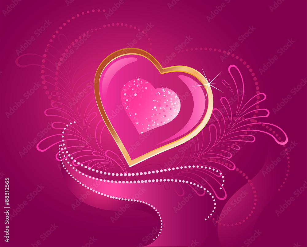 Precious Pink Heart