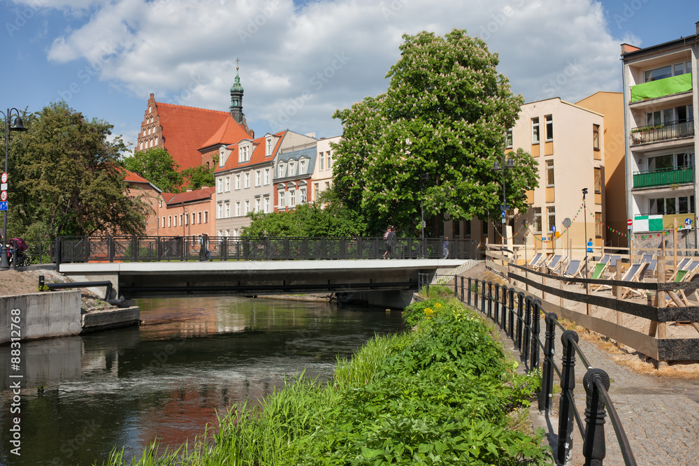 City of Bydgoszcz in Poland - obrazy, fototapety, plakaty 