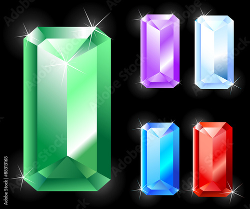 rectangular jewels