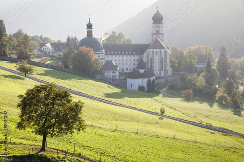 Kloster St. Trudpert Monastery, Munstertal, Munstertal Valley, Black Forest, Baden Wurttemberg, Germany photo