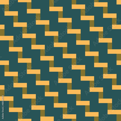 Abstract seamless geometric pattern of tiles in the form of stai