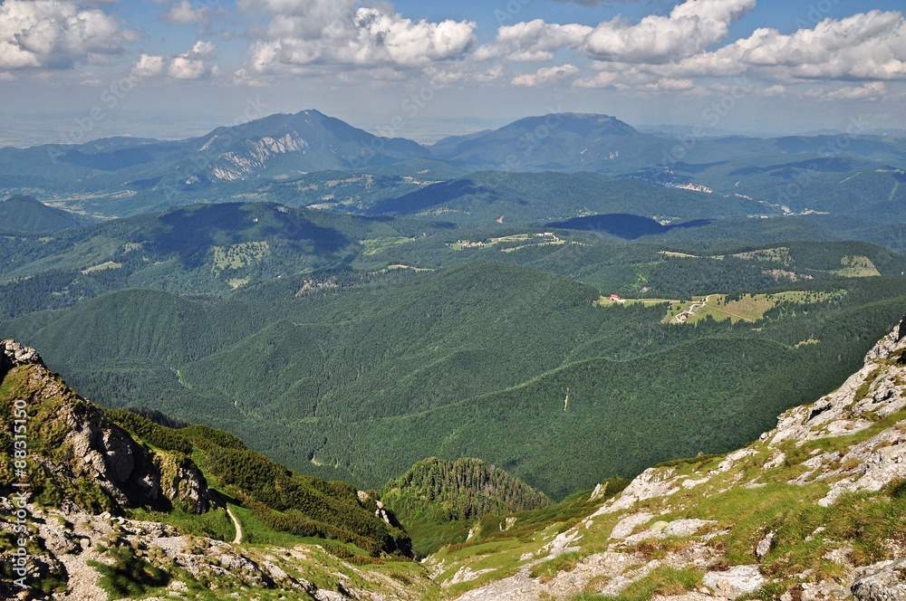 Bucegi National Park view - almost 2000 meters altitude