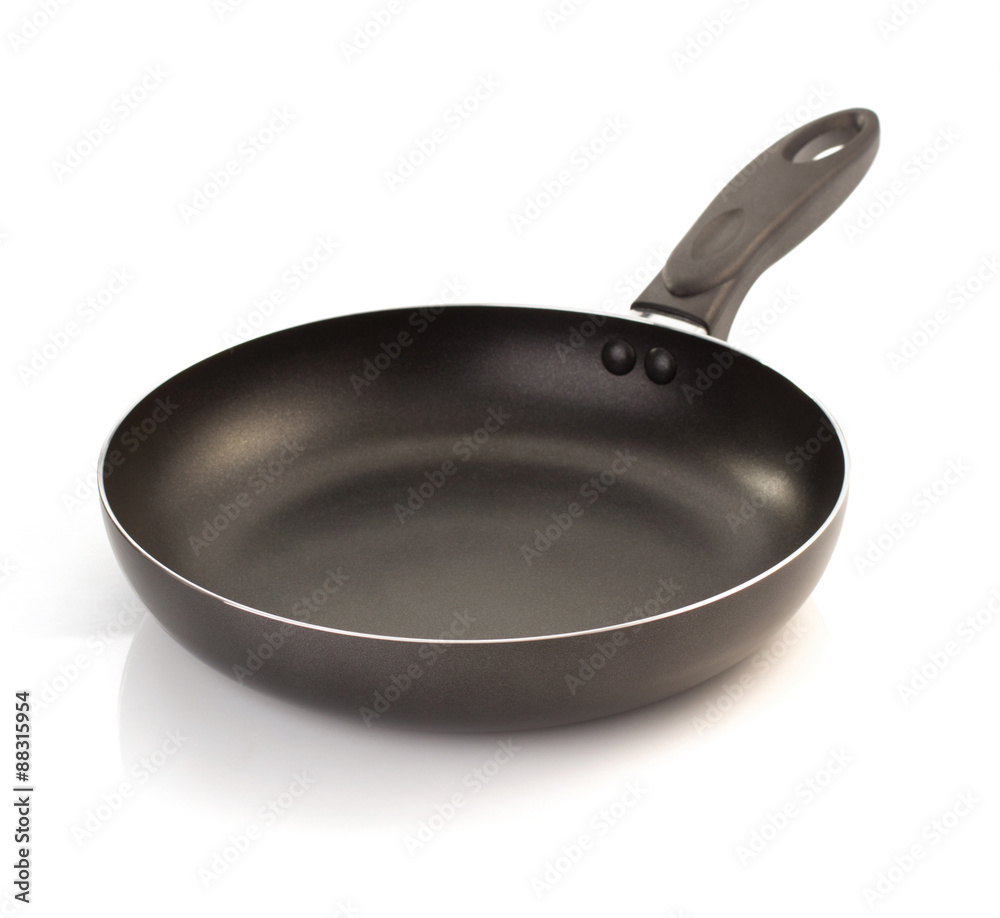 frying pan isolated on white