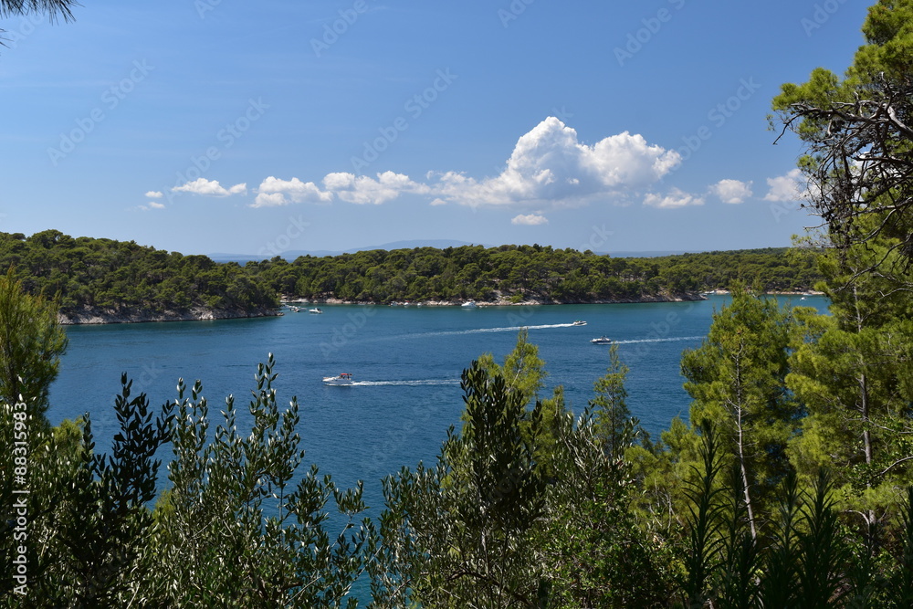 Kroatien 2015 - Blick von der Insel Rab