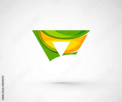 Free Download Abstract geometric company logo triangle, arrow - GFXLoad