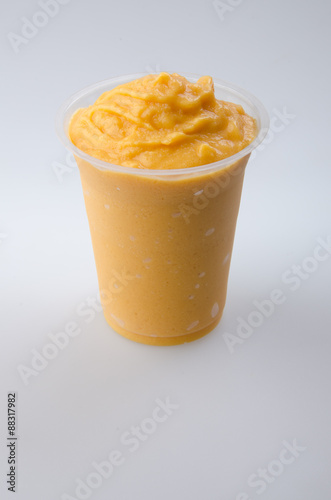 Wallpaper Mural mango yogurt, milk shake isolated on white Torontodigital.ca