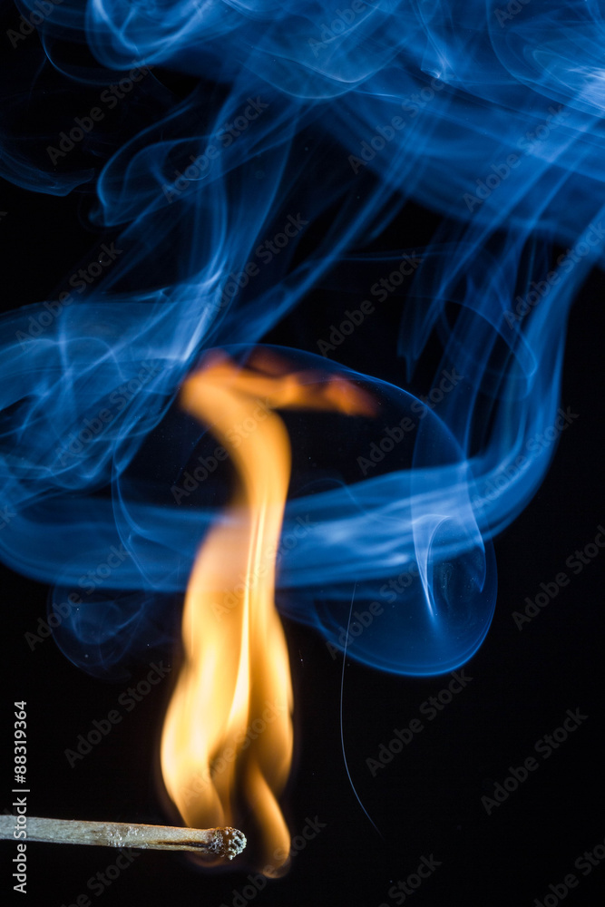Zündholz Flamme