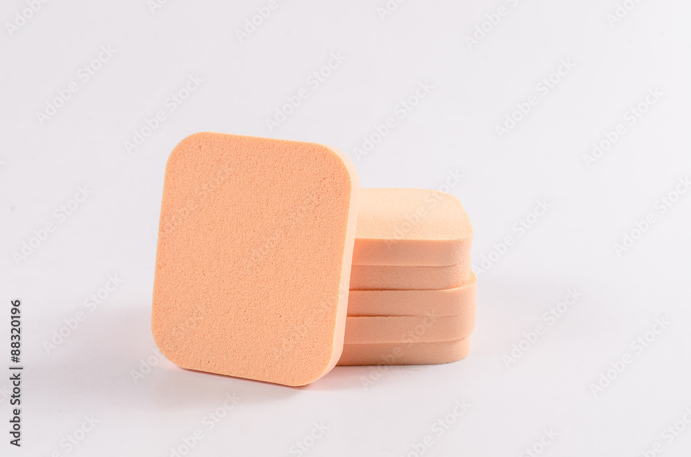 stack of face powder sponge stack of face powder sponge