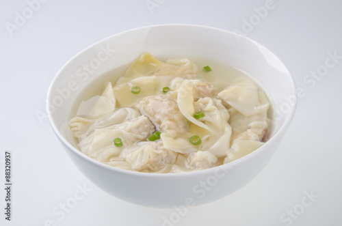 Wonton Soup. pork soup asia food