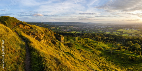 Cleve Hill, part of the Cotswold Hill, Cheltenham, The Cotswolds, Gloucestershire  photo