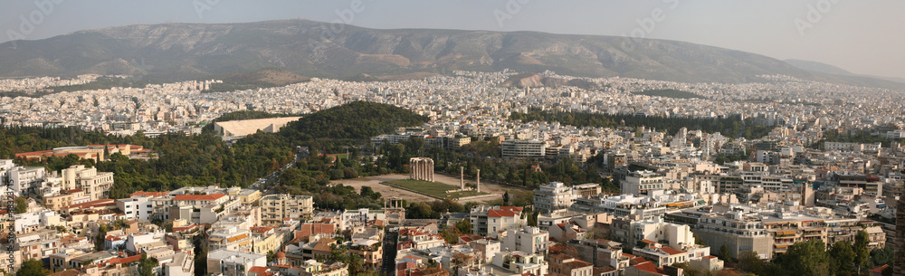 Temple of Olympian Zeus in Athens, Greece.