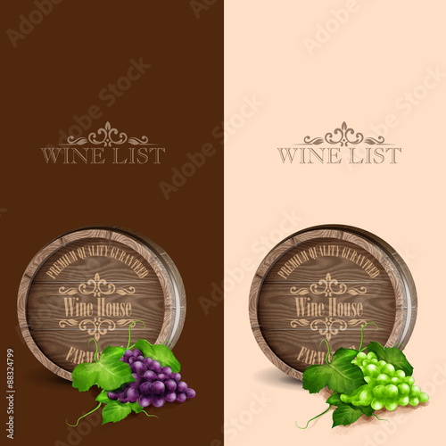 wine list wood