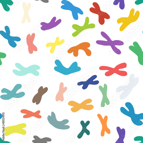 pattern with a human chromosome