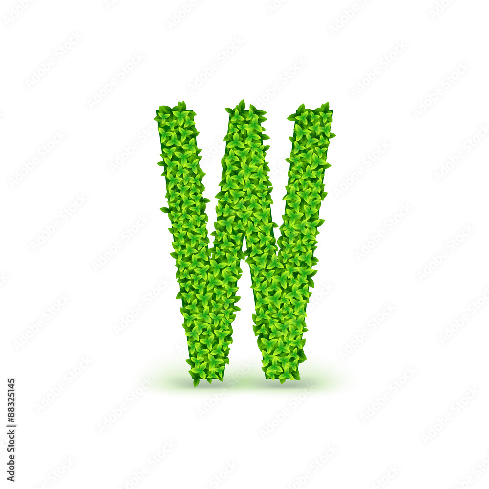 Green Leaves font W.