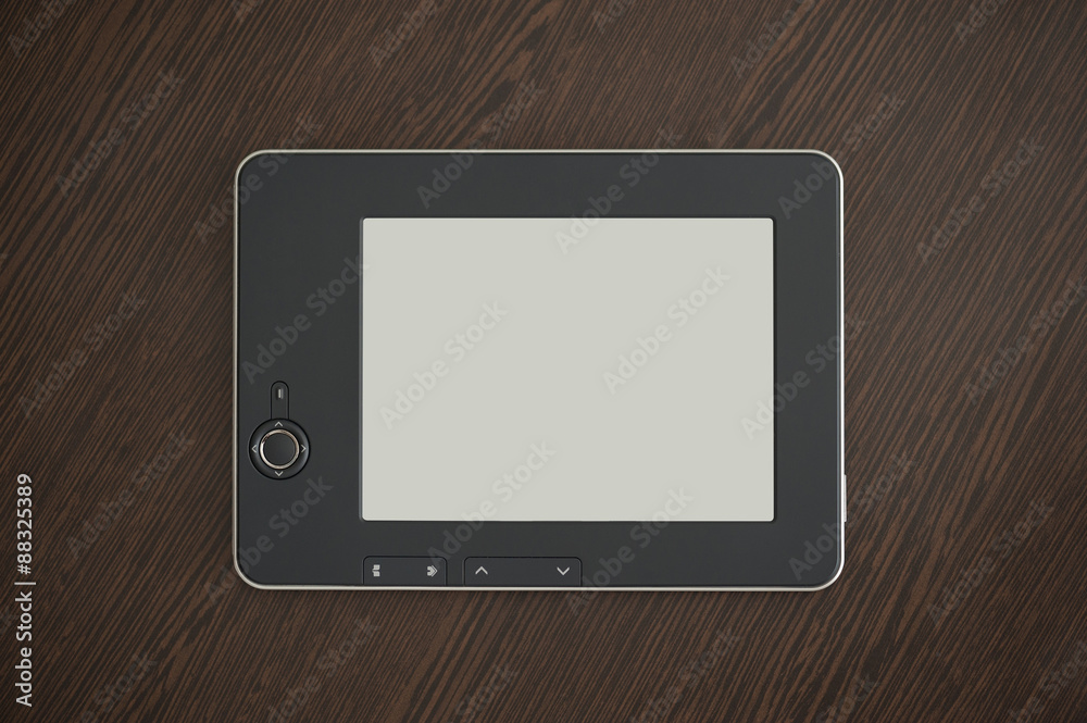 eReader on the table eReader on the table
