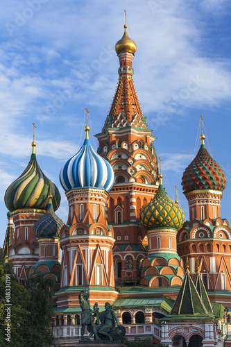 St. Basils Cathedral in Red Square, Moscow, Russia photo