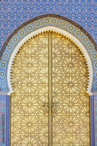 Royal Palace door, Fes, Morocco