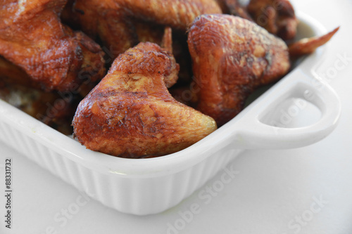 Homemade chicken wings photo