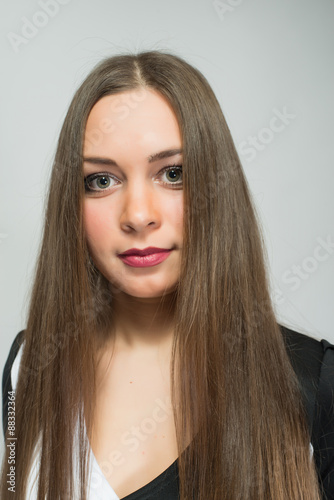 girl with long hair