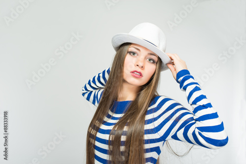girl in the hat