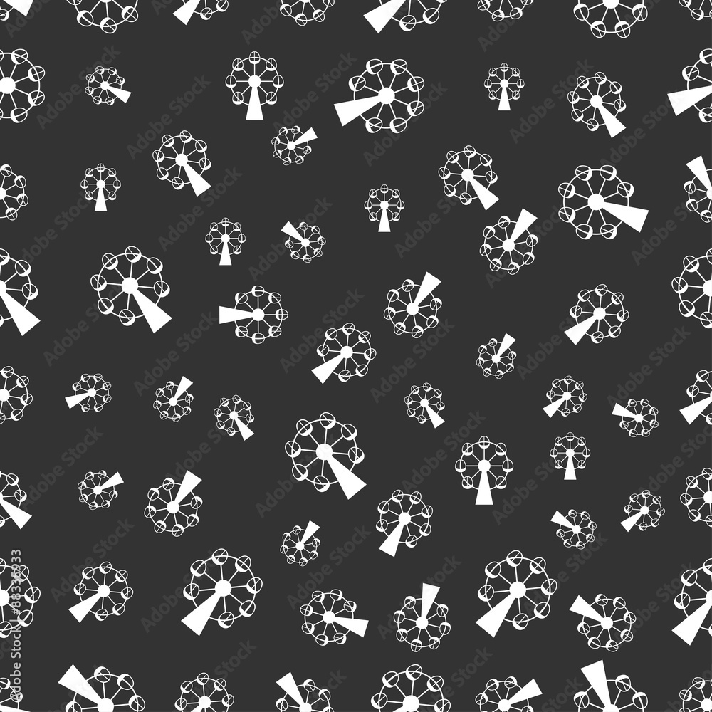 seamless pattern with ferris wheel seamless pattern with ferris wheel