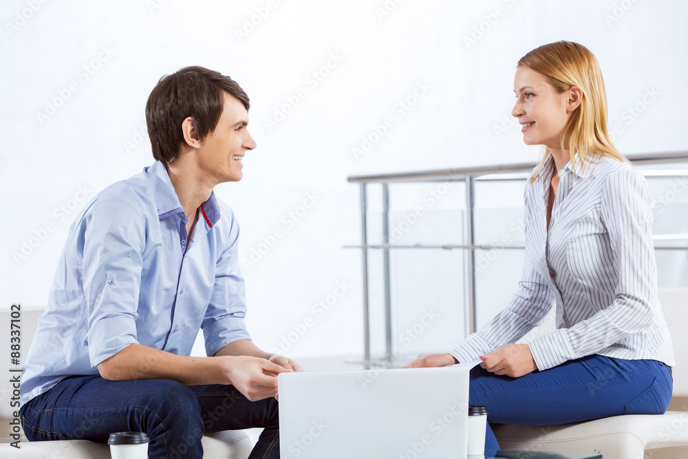 Fototapeta premium Cooperate for productive work