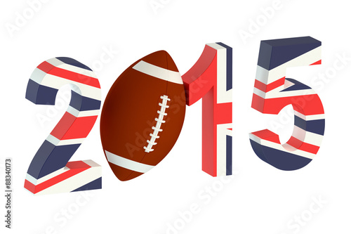 Rugby 2015 Great Britain concept