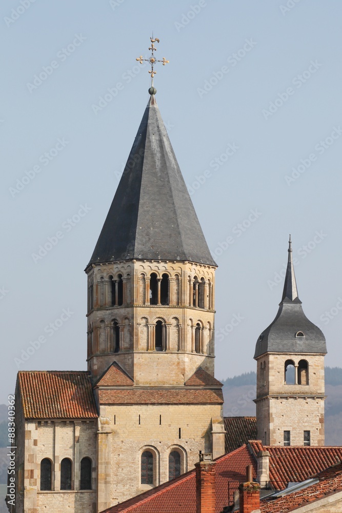 The abbey of Cluny in Burgundy, France