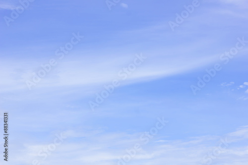 clouds in the blue sky background