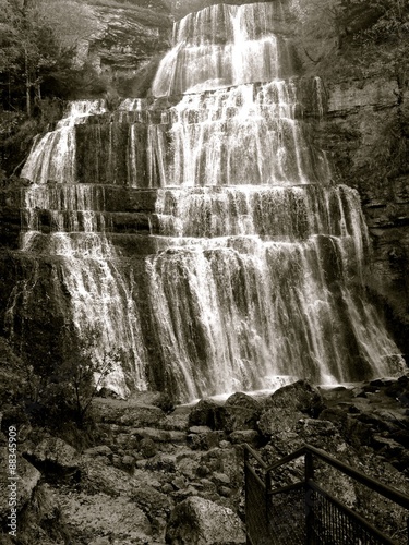 Foto cascades du hérisson dans le jura