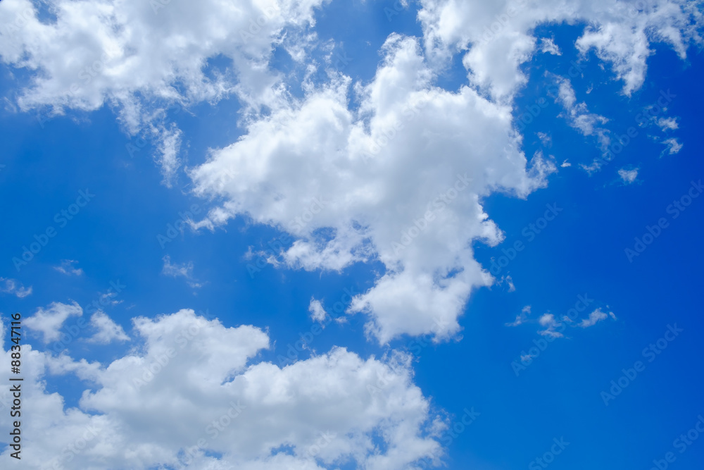 Obraz premium Blue sky with cloud