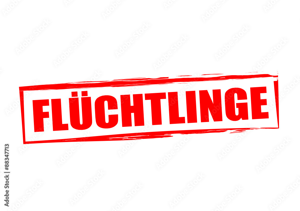 Fototapeta premium Flüchtlinge