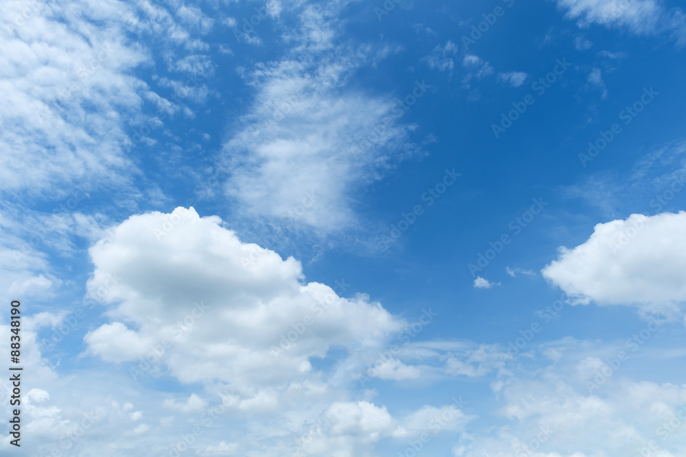 Obraz premium Blue sky with cloud